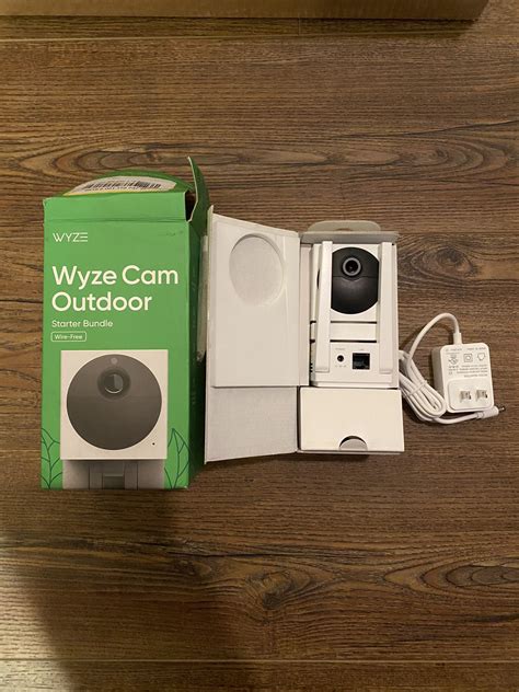 (4) Place the camera in a low traffic area if Motion Detection is enabled. . Wyze cam outdoor starter bundle